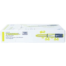 Thuốc tiêm Tresiba 100units/ml điều trị đái tháo đường (5 cây x 3ml)