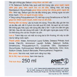 Dầu gội sạch gàu Selsun Rohto 250ml