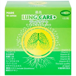 Viên uống bổ phổi, hỗ trợ hệ hô hấp khỏe mạnh Lung Care+ Jpanwell (60 viên)