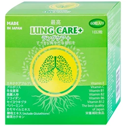 Viên uống bổ phổi, hỗ trợ hệ hô hấp khỏe mạnh Lung Care+ Jpanwell (60 viên)