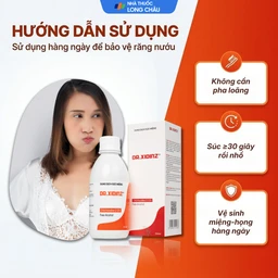 Nước súc miệng Dr.Xidinz chai 250ml hỗ trợ giảm viêm họng, viêm lợi 5