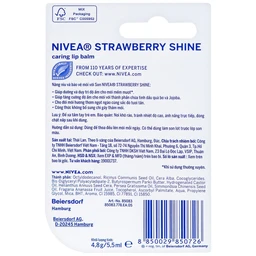 Son môi dưỡng ẩm Nivea Strawberry Shine 4.8g