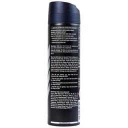 Xịt ngăn mùi Nivea Men Black & White Invisible Ultimate Impact giảm vết ố vàng, mồ hôi và mùi trong 48h (150ml) 