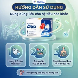 Viên hỗ trợ tăng cường tiêu hóa Enzymax Duo Biotics MHD (2 vỉ x 10 viên) 5