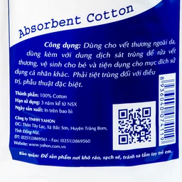 Bông gòn Quick Nurse 1kg dùng cho vết thương ngoài da, sát trùng, vệ sinh 