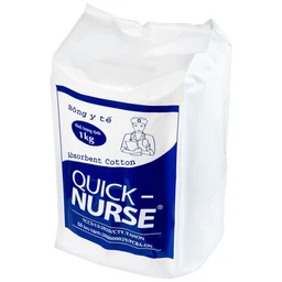 Bông gòn Quick Nurse 1kg dùng cho vết thương ngoài da, sát trùng, vệ sinh 