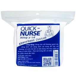 Bông gòn Quick Nurse 25g dùng cho vết thương ngoài da, sát trùng, vệ sinh 