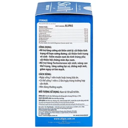 Viên uống tăng cường sinh lực phái mạnh Ecogreen Men’s Ginseng Alipas (60 viên)