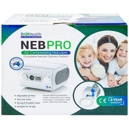 Máy xông khí dung Biohealth Neb Pro hỗ trợ điều trị bệnh lý về đường hô hấp