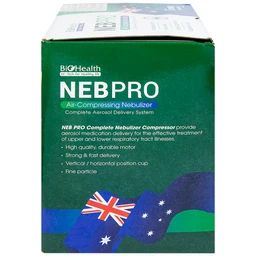 Máy xông khí dung Biohealth Neb Pro hỗ trợ điều trị bệnh lý về đường hô hấp