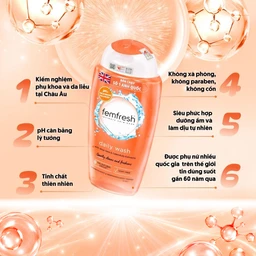 Dung dịch vệ sinh phụ nữ Femfresh Intima Skin Care Daily Wash giúp làm sạch khử khuẩn hàng ngày (250ml) 3