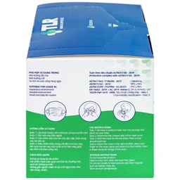 Khẩu trang 3 lớp TLR 3 lớp màu trắng (50 cái) ngăn khói bụi, vi khuẩn