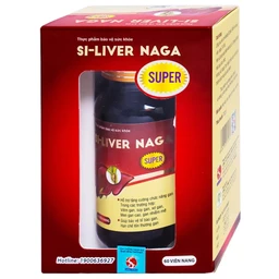 Viên uống giúp tăng cường chức năng gan, bảo vệ tế bào gan Si-Liver Naga Vesta (60 viên)