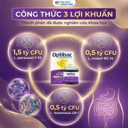 Viên hỗ trợ bổ sung lợi khuẩn cho cơ thể Optibac For Women (30 viên) 3