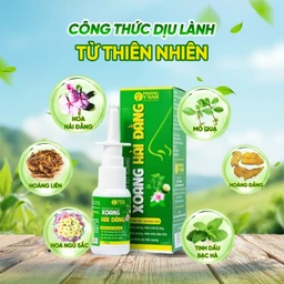 Xịt mũi xoang Hải Đằng 15ml giúp ngăn ngừa và giảm viêm xoang, viêm mũi dị ứng