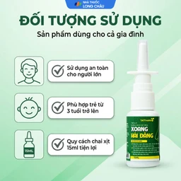Xịt mũi xoang Hải Đằng giúp ngăn ngừa và giảm viêm xoang, viêm mũi dị ứng (15ml ) 4