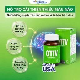 Viên uống giúp tăng cường dưỡng chất cho não Ecogreen OTiV (60 viên) 2