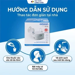 Máy xông khí dung Omron NE C106 hỗ trợ điều trị bệnh lý về đường hô hấp 5