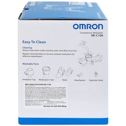 Máy xông khí dung Omron NE C106 hỗ trợ điều trị bệnh lý về đường hô hấp