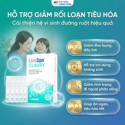 Bào tử lợi khuẩn giúp giảm rối loạn tiêu hóa, cân bằng hệ vi sinh đường ruột LiveSpo Clausy (25 ống x 5ml) 3
