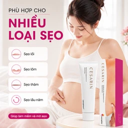 Kem bôi mờ sẹo sau phẫu thuật Cesarin Ointment Lancopharm 30g 5