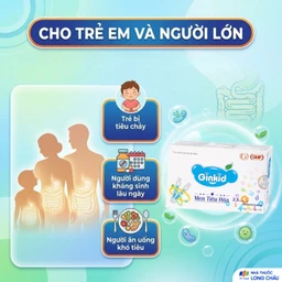 Men Tiêu Hoá Ginkid bổ sung lợi khuẩn, giảm đầy bụng, khó tiêu, chướng bụng (4 vỉ x 5 ống x 5ml) 4