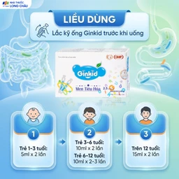 Men Tiêu Hoá Ginkid bổ sung lợi khuẩn, giảm đầy bụng, khó tiêu, chướng bụng (4 vỉ x 5 ống x 5ml) 5