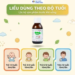 Siro hỗ trợ bổ phế, giảm ho, nhuận phế Ginkid Ho Cam NEW (80ml) 5