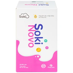 Bột hòa tan hỗ trợ giảm chướng bụng, đầy hơi, nôn trớ, khó tiêu cho trẻ Soki Novo (18 gói x 3g)
