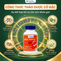Viên uống hỗ trợ giải độc gan, giúp bảo vệ gan Milk Thistle Pharma World (60 viên) 3