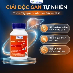 Viên uống hỗ trợ giải độc gan, giúp bảo vệ gan Milk Thistle Pharma World (60 viên) 4