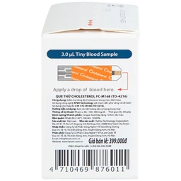 Que thử Cholesterols Facare (model: FCM168) (10 que)