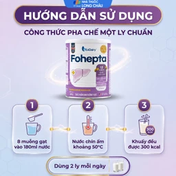 Sữa dinh dưỡng dành cho bệnh nhân gan Fohepta Vitadairy (400g) 5