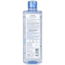 Nước tẩy trang L'Oréal Micellar Water Refreshing cho da hỗn hợp và da dầu (400ml)