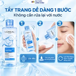Nước tẩy trang L'Oréal Micellar Water Refreshing cho da hỗn hợp và da dầu (400ml) 5