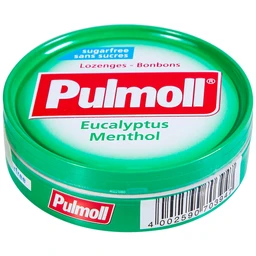 Kẹo Ngậm Không Đường Pulmoll Eucalyptus Menthol (45g)