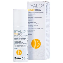Xịt phủ vết thương, vết bỏng Hyalo4 Silver Spray 50ml giúp bảo vệ làm lành vết thương