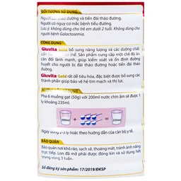 Sữa bổ sung dinh dưỡng cho người đái tháo đường Gluvita Gold Vitadairy (900g)