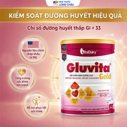 Sữa bổ sung dinh dưỡng cho người đái tháo đường Gluvita Gold Vitadairy (900g) 2