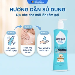 Sữa tắm gội cho bé Lactacyd Baby Body Và Hair Wash Gentle Care 500ml 5
