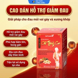Cao dán giảm đau Chỉ Thống Cao giúp giảm đau cổ, đau mỏi vai gáy, đau lưng (20 gói) 2