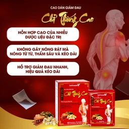 Cao dán giảm đau Chỉ Thống Cao giúp giảm đau cổ, đau mỏi vai gáy, đau lưng (20 gói) 3