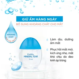 Nhỏ mắt V.Rohto Mineral Tear 13ml hỗ trợ dưỡng ẩm, bổ sung khoáng chất