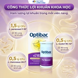 Viên bổ sung lợi khuẩn cho cơ thể Optibac For Women (90 viên) 4