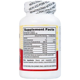 Viên uống bổ sung dưỡng chất cho khớp Triple Strength Glucosamine 1500mg Pharmekal (60 viên)