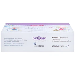 Nước muối sinh lý ưu trương Buona Nebianax 3% (20 ống) hỗ trợ điều trị nhiễm khuẩn đường hô hấp