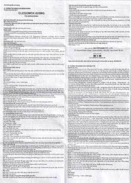 Thuốc Cledomox 625 Tenamyd điều trị các trường hợp nhiễm khuẩn (2 vỉ x 7 viên)