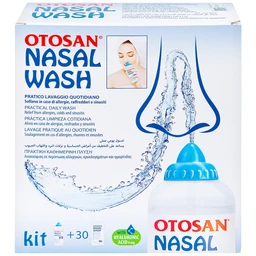 Bộ rửa mũi Otosan Nasal Wash Kit (30 gói) làm sạch sâu, ngừa viêm xoang, viêm mũi dành cho trẻ trên 6 tuổi