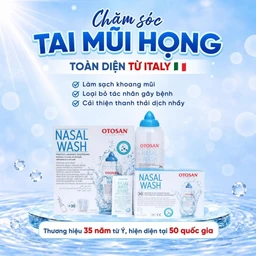 Muối rửa mũi xoang Otosan Nasal Wash (30 gói không kèm bình) làm sạch sâu, ngừa viêm xoang, viêm mũi 4