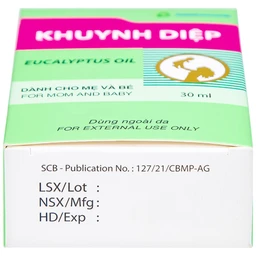 Dầu khuynh diệp Eucalyptus Oil Agimexpharm giúp giữ ấm dành cho mẹ và bé (30ml)